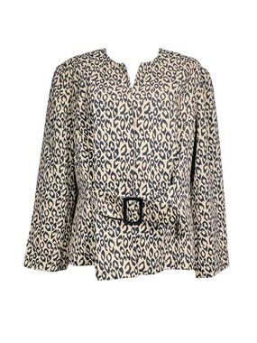 Isabella Animal Print Blazer